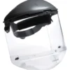 Fibre-Metal by Honeywell Ratchet Dual 4 inch Crown High Performance Face Shield System, Clear Visor and Chin Guard - FM400DCCL
