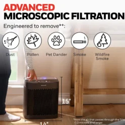 Honeywell Allergen Plus HEPA Air Purifier - Black, HPA5100B