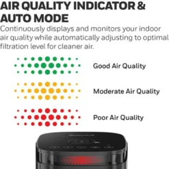 Honeywell Allergen Plus HEPA Tower Small Air Purifier - Black, HPA080B