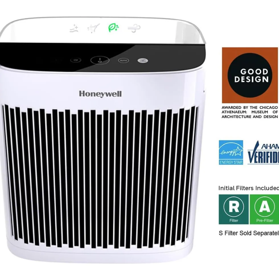Honeywell Allergen Plus HEPA Air Purifier - White, HPA5100W