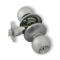 Honeywell Ball Privacy Door Knob, Satin Nickel, 8102302