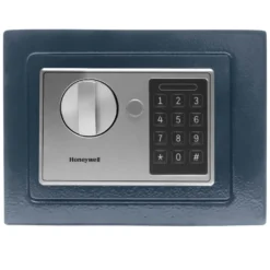 Honeywell 5605B Compact Steel Digital Security Box - Navy (.15 cu ft.)