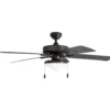 Honeywell Belmar Indoor and Outdoor Ceiling Fan, Bronze, 52-Inch - 50512
