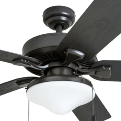 Honeywell Belmar Indoor and Outdoor Ceiling Fan, Bronze, 52-Inch - 50512