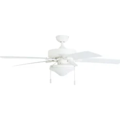 Honeywell Belmar Indoor and Outdoor Ceiling Fan, White, 52-Inch - 50513