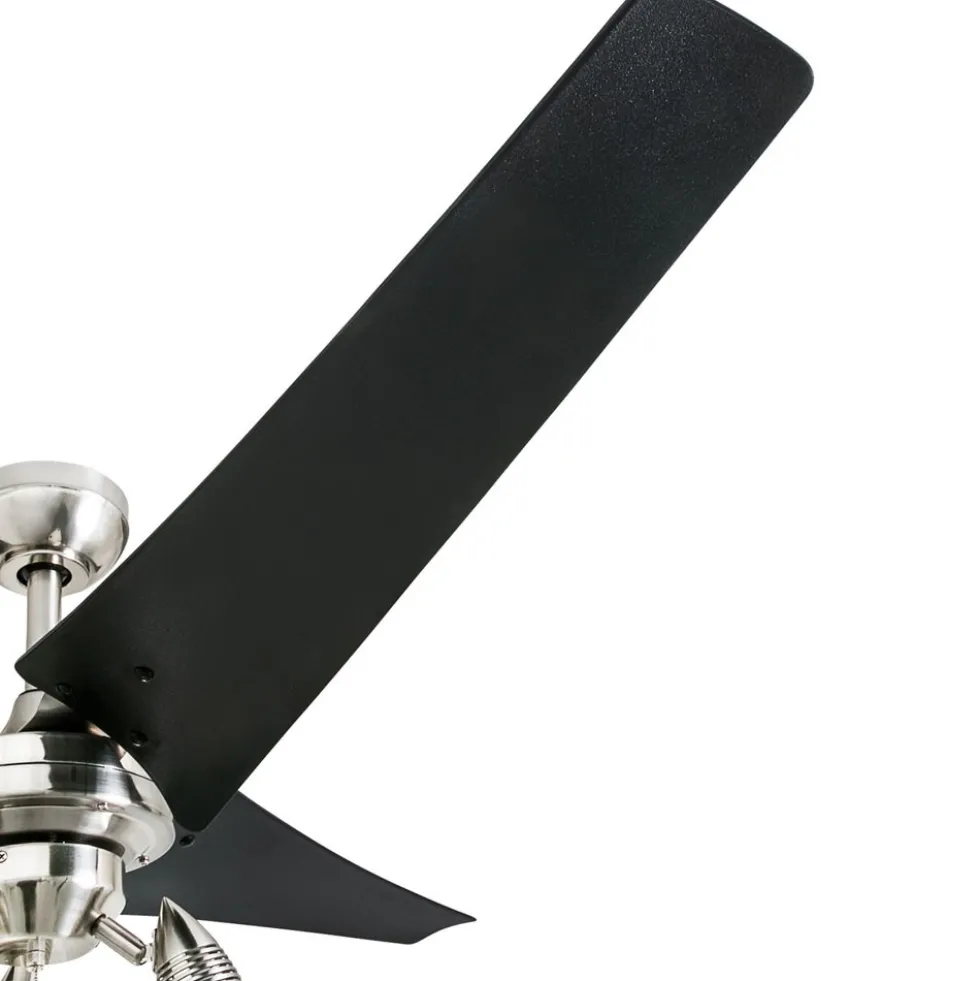 Honeywell 3 Blade Contemporary Phelix Indoor Ceiling Fan, Brushed Nickel, 56-Inch - 50611