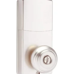 Honeywell Bluetooth Enabled Digital Door Knob Lock With Keypad, Satin Nickel, 8832301S