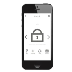 Honeywell Bluetooth Enabled Digital Door Knob Lock With Keypad, Satin Nickel, 8832301S