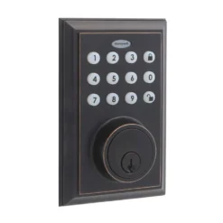 Honeywell Bluetooth Enabled Digital Deadbolt Door Lock With Keypad, Oil Rubbed Bronze, 8812409S