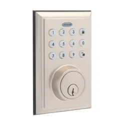 Honeywell Bluetooth Enabled Digital Deadbolt Door Lock With Keypad, Satin Nickel, 8812309S