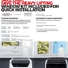 Honeywell 11,000 BTU Portable Air Conditioner, Dehumidifier and Fan - Black and Silver, MN1CFS8