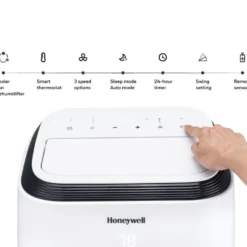 Honeywell 11,000 BTU Portable Air Conditioner, Fan, and Dehumidifier - White, HM2CESAWK8