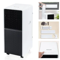 Honeywell 10,000 BTU Slim Portable Air Conditioner with Fan and Dehumidifier, HX4CESAWG0