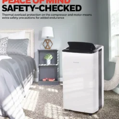Honeywell 10,000 BTU Smart Wi-Fi Portable Air Conditioner, Dehumidifier and Fan, HF0CESVWK6