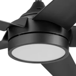 Honeywell Byard 52 inch Outdoor Ceiling Fan with Color Changing Light, Remote and Five Dual Finish Blades - 53004