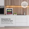 Honeywell 48 Can Cooler and Beverage Refrigerator with Glass Door, Stainless Steel - H48BCS