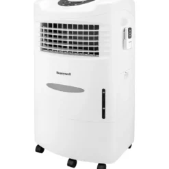 Honeywell CL201AEW Evaporative Air Cooler with Remote Control, 470 CFM - 5.3 Gallon Tank, White
