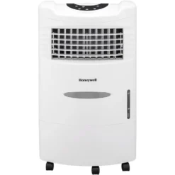 Honeywell CL201AEW Evaporative Air Cooler with Remote Control, 470 CFM - 5.3 Gallon Tank, White