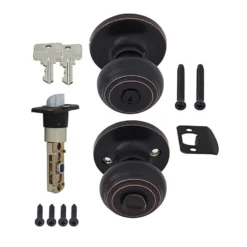Honeywell Classic Entry Door Knob, Oil Rubbed Bronze, 8101401