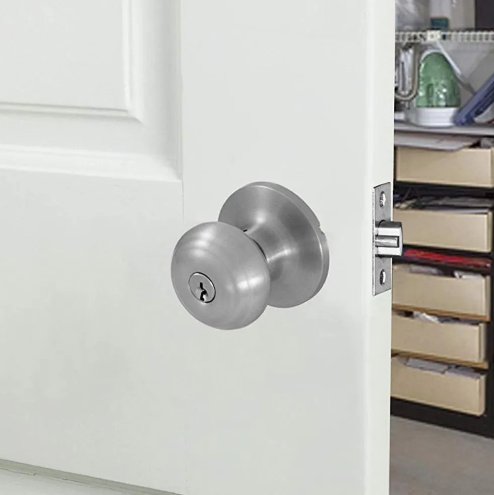 Honeywell Classic Entry Door Knob, Satin Nickel, 8101301