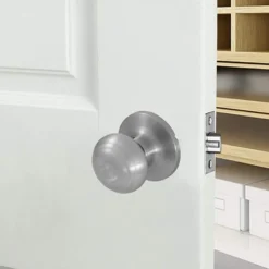 Honeywell Classic Passage Door Knob, Satin Nickel, 8101303