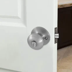 Honeywell Classic Privacy Door Knob, Satin Nickel, 8101302