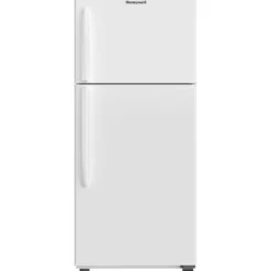 Honeywell 18 Cu Ft Refrigerator with Top Freezer, White - H18TFW