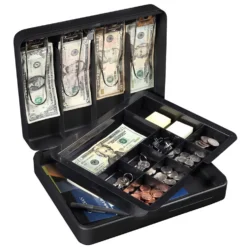 Honeywell 6113 Deluxe Steel Cash Box (5 Bill/8 Coin Slots)