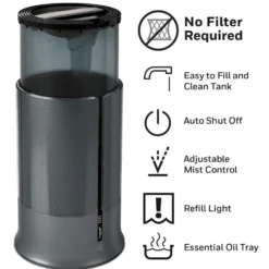 Honeywell Designer Series Cool Mist Humidifier - Black, HUL430B
