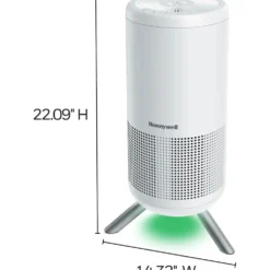Honeywell Designer Series Ultra Quiet HEPA Tower Air Purifier - White, HPA830W