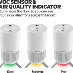 Honeywell Designer Series Ultra Quiet HEPA Tower Air Purifier - White, HPA830W