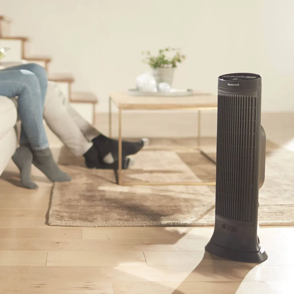 Honeywell Digital Ceramic Tower Heater with Motion Sensor, HCE323V