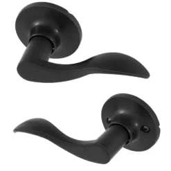 Honeywell Digital Deadbolt with Passage Lever, Matte Black, 8734505