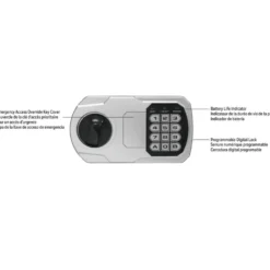 Honeywell 5330DOJ California-DOJ Approved Steel Security Safe