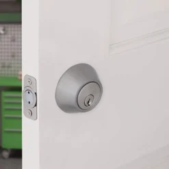 Honeywell Double Cylinder Deadbolt, Satin Nickel, 8112309