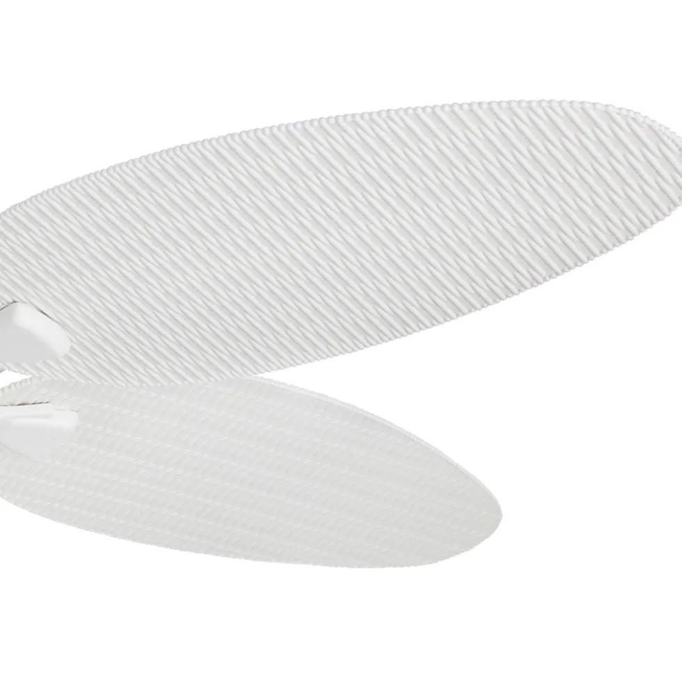 Honeywell Duvall Tropical Palm Leaf Indoor and Outdoor Ceiling Fan, White, 52-Inch - 50206