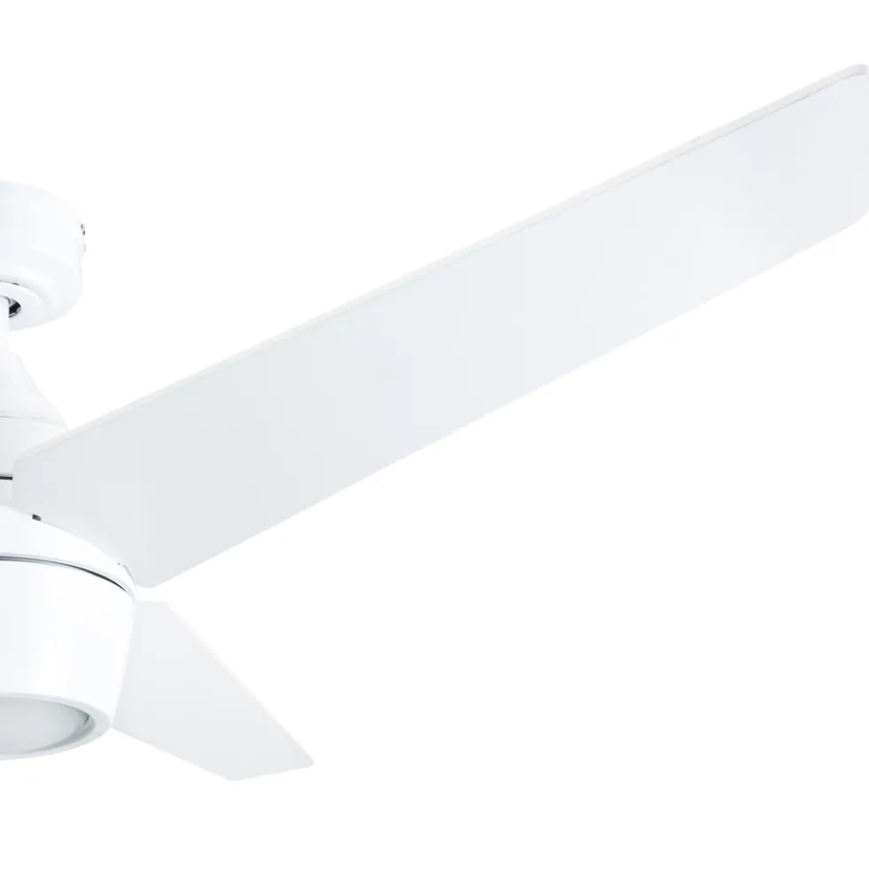 Honeywell Eamon Indoor Ceiling Fan, Modern Bright White, 52-Inch - 50605
