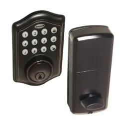 Honeywell Electronic Deadbolt Door Lock with Keypad in Oil Rubbed Bronze, 8712409