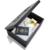Honeywell 6124 Fire Resistant Steel Security Box with Carry Handle (0.16 cu. ft.)