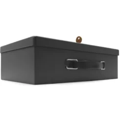 Honeywell 6104 Fire Resistant Steel Security Box with key Lock (.18 cu ft.)