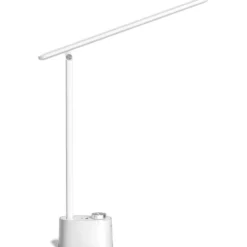 Honeywell Foldable Modern Desk Lamp with USB A+C Charging Port and Eye Protection, White - HWT-H01W