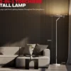 Honeywell F2 Torchiere Tall Standing Ambient Floor Lamp with 6 RGB Color Modes