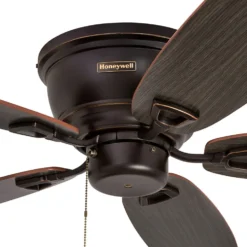Honeywell Glen Alden Indoor Ceiling Fan with 4 Lights, Oil Rubbed Bronze, 52-Inch - 50183