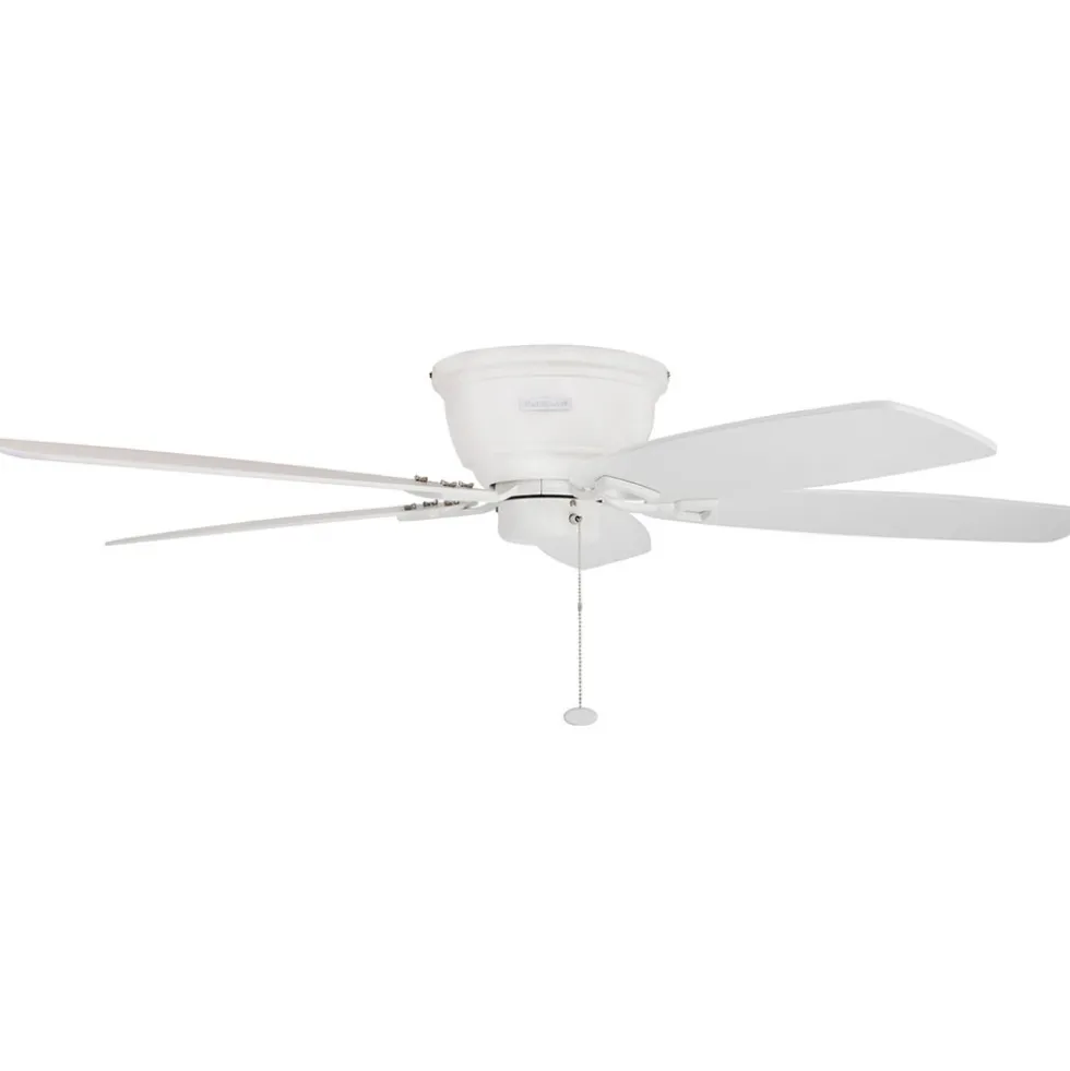 Honeywell Glen Alden Indoor Ceiling Fan, White, 52-Inch - 50180