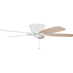 Honeywell Glen Alden Indoor Ceiling Fan, White, 52-Inch - 50180