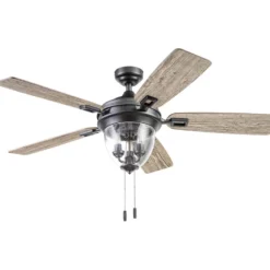 Honeywell Glencrest Indoor and Outdoor Ceiling Fan, Iron, 52-Inch - 51653