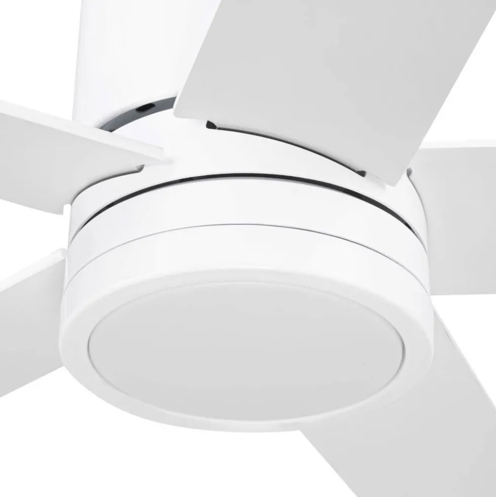 Honeywell Graceshire Ceiling Fan with Light, 60 Inch, White - 53054