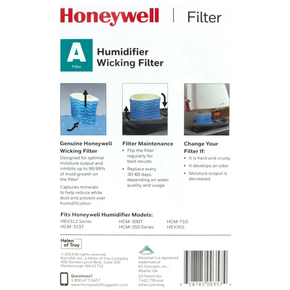 Honeywell HAC-504 Humidifier Replacement Filter A