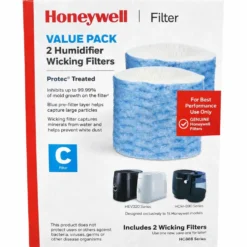 Honeywell HC888 Humidifier Filter Replacement, Wicking Filter C - 2 Pack