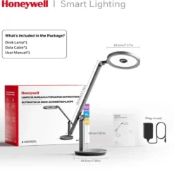 Honeywell H6 Desk Lamp with Touch Controls, Gray